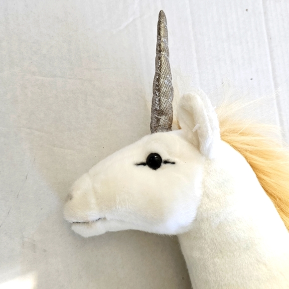 Harry Potter Wizarding World plush unicorn posable legs toy white - Picture 4 of 16